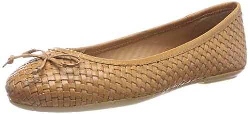 Ballerines Geox D Palmaria A pour femme en cuir noir respirant