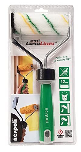 Nespoli Farbroller 12 cm EasyLiner für Wandmalerei, ideal zum Profilieren mit Farben auf allen Oberflächen