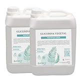 Glicerina Líquida10L – Hidratante Cabello y Piel - Para Secar Flores – Glicerina Pura Multiusos - Origen Vegetal – Humectante Cremas, Lociones, Sérums - Cosmética Natural y Manualidades (10 litros)