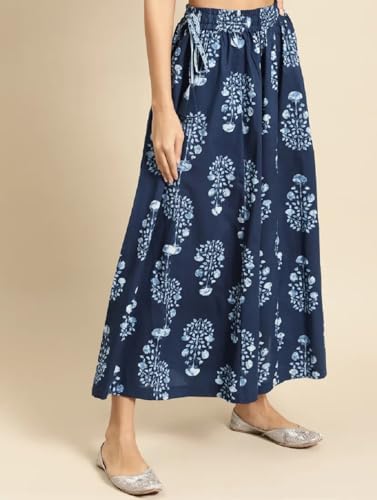 Image of TAG-7 Women Printed Flared Palazzos