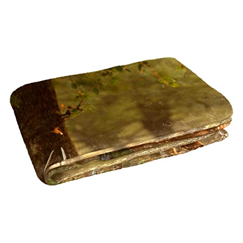 Couverture douce cerf 150x100 cm pour lit et canapé - 3