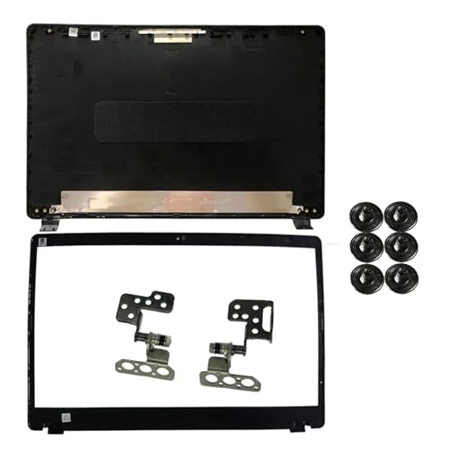 RUTFTMAK(�����ȓX) Aspire 3 A315-42 A315-42G A315-54 A315-54K A315-56 N19C1 �V������W�g�b�v�P�[�X���b�v�g�b�v LCD �o�b�N�J�o�[/�t�����g�x�[���q���W�V�F���ƌ݊�������(Black A