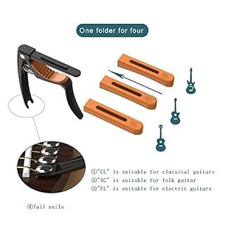 Accueil Capodastre pour guitare Accueil Capodastre pour guitare Solo Capo en alliage de zinc à tête interchangeable… – Image 4