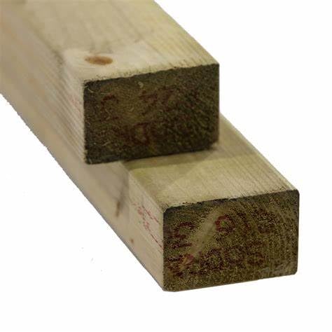 Pressure Treated Timber 3 x 2 Inch (75mmx50mm) Timber 1.5 Metre,Green - Planed Treated Timber, Timber battens 3x2 Inch, Treated Timber 75x50mm 3x2 Inch (8)