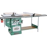 Grizzly Industrial G0651-10' 3 HP 220V Heavy Duty Cabinet Table Saw with Riving Knife