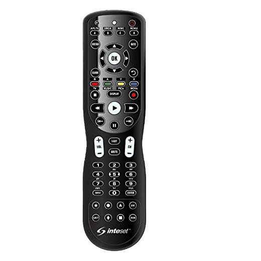 Inteset 4-in-1, INT422 Universal Backlit IR Learning Remote for use with Apple TV, Xbox One, Roku, Media Center/Kodi, Nvidia Shield and Many Other A/V Devices