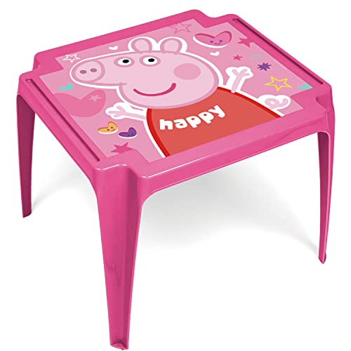 ARDITEX PP14441   Mesa de plástico de 50 x 55 x 44 cm de EONE Peppa Pig