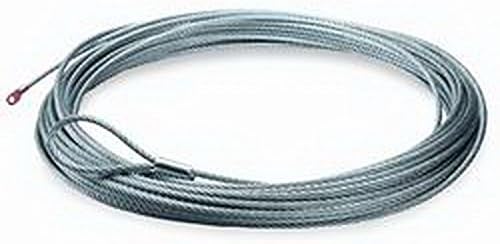 "WARN 60076 ATV Winch Accessory: Galvanized Aircraft Steel Cable Wire Rope, 3/16"" Diameter x 50' Length", multi image 2