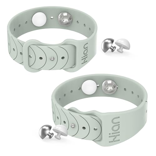 Image of Hion Motion Sickness Bands Sea Sickness Wristbands Adjustable Sea Bands Anti-Nausea Acupressure Wristband for Motion & Morning Sickness-（1 Pair Beryl）, Beryl+beryl