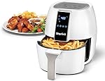 Friteuse à air électrique numérique Starfrit - capacité de 3.5L - écran tactile LED - 7 fonctions préréglées - 1400W