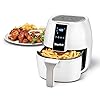Starfrit Electric Digital Air Fryer - 3.5L Capacity - LED Touch Screen - 7 Preset Functions - 1400W