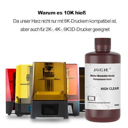 Resina JAMG HE 10K Water Washable para impresoras 3D - Fernando Cortés