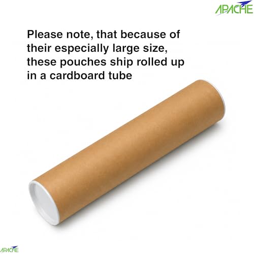 Image of Apache Poster Size Laminating Pouches, 2 Mil, 10 Pack, Holds 24 x 36 Inch Projects (25 x 37 Inch Pouch Size), Thermal Laminator Compatible Laminating Sheets, Super Clear, Round Corners