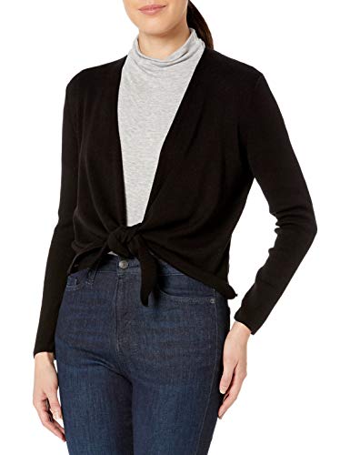Nic+Zoe Women's Petite 4 Way Cardy, Black Onyx, Ps #TOP4