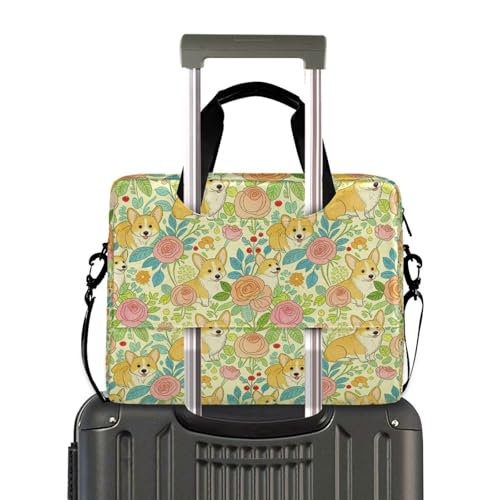 Bolso para portátil de viaje con diseño floral 15.6 pulg miniatura 4