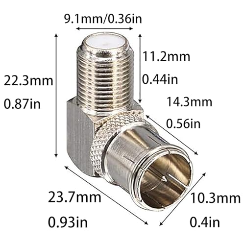 Conectores F para cable coaxial 29 Imagen adicional