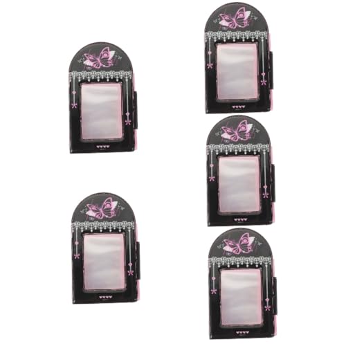 Garneck 5 Piezas álbum de Fotos instantáneo álbum de Fotos Claro álbumes de Fotos de Viajes albun de Fotos Personalizados para Aniversarios álbum de colección de Fotos Black