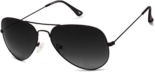 Vincent Chase By Lenskart | Full Rim Aviator Branded Latest and Stylish Sunglasses | Polarized and 100% UV Protected | Men & Women | Medium | VC 5158/