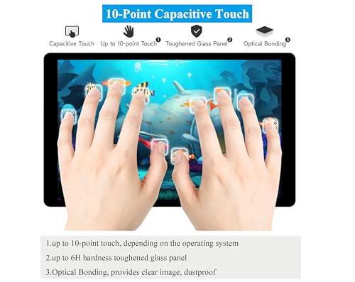 Image of 7inch DSI LCD Compatible with Raspberry Pi 5 /4B /CM4 /3B+ /3A+ /3B /Compute Module 5 /CM5 /CM4 /CM3+ /CM3, 1280 x 800 Capacitive Touch Screen IPS Display, Optical Bonding Toughened Glass Panel, 10-Point Touch