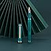 Jinhao 82 Acrylic Fountain Pen, Iridium Fine Nib with Ink Converter, Transparent Peacock Blue Fluorescent Classic Design Smooth Writing Pen (Gold Trim)