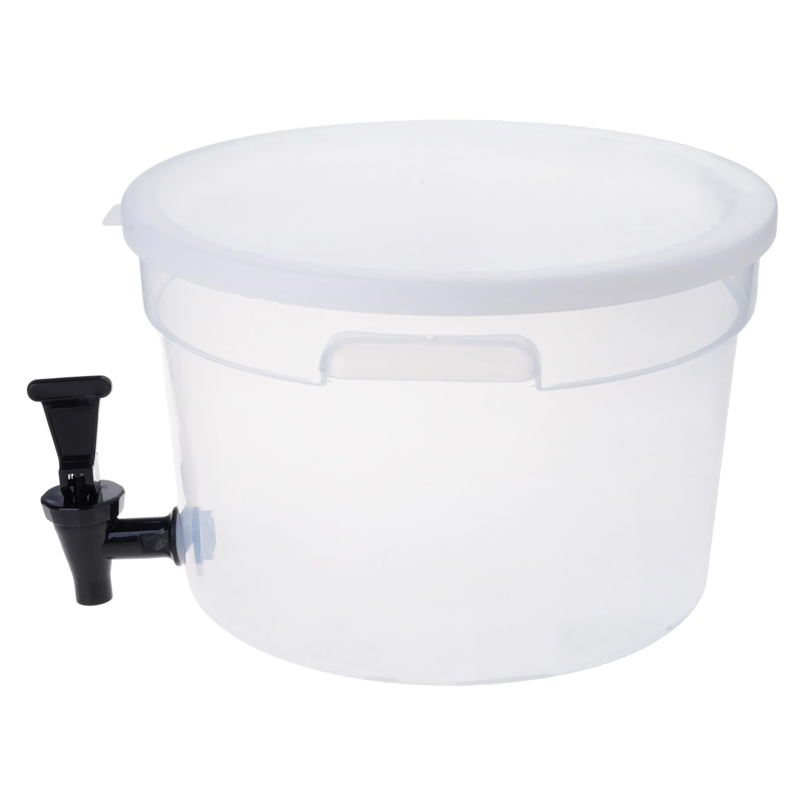 Jazuaiao 11L Round Round Portable Beverage Coolers Container For Coffee Juices Cold Drink Outdoors Activity Family Gatherings Sturdy Food Safe Pp Construction Double Layer Insulated Drink Barrels