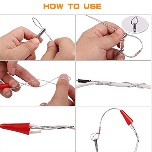 Extractor de alambre eléctrico con caña de pescado de gran flexibilidad 6