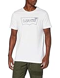 h&m umstandsmode jeansrock Housemark Graphic TEE Levi\'s Herren Housemark Graphic Tee T-Shirt, Ssnl Hm Outline White, XS