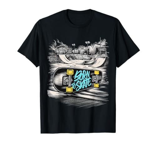 Skateboard Outfit für Skater im Skatepark Graffiti T-Shirt