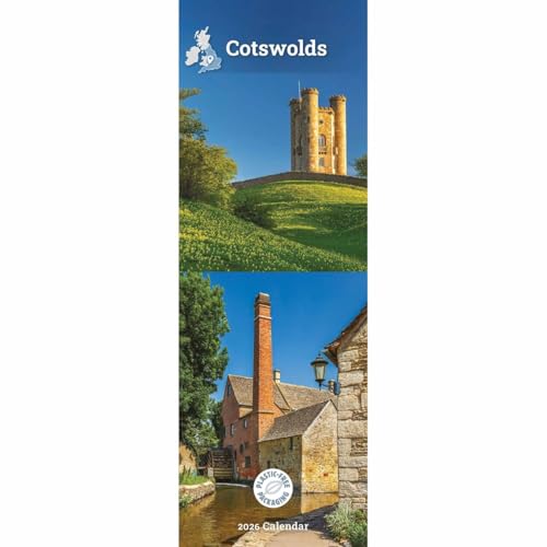 Carousel Worldwide, Cotswolds 2026 Slim Wall Calendar
