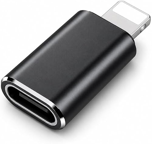 Lightning to USB-C Adapter Compitable with iPhone & iPad & Data Converter