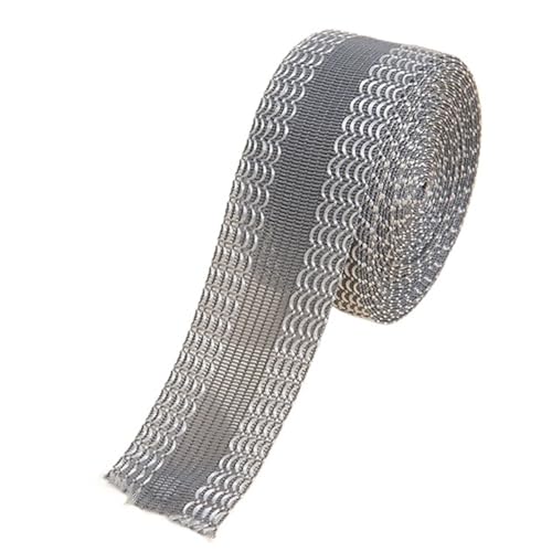 ZUGLQYSX Cinta autoadhesiva de 1 a 5 metros for acortar los bajos pantalones. Ideal for reparar dobladillos y hacer en vaqueros. Perfecta for proyectos bricolaje costura(Gray,3.0m)