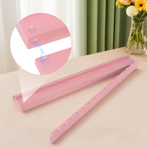 Juego 4 Racks para Mahjong de Madera con Bolsa Rosa miniatura 3