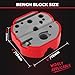 SEDY Universal Bench Block with Non-Marring, Magnetic Bench Block Armorers with Multi-Hole Slip-Resistant for Maintenance