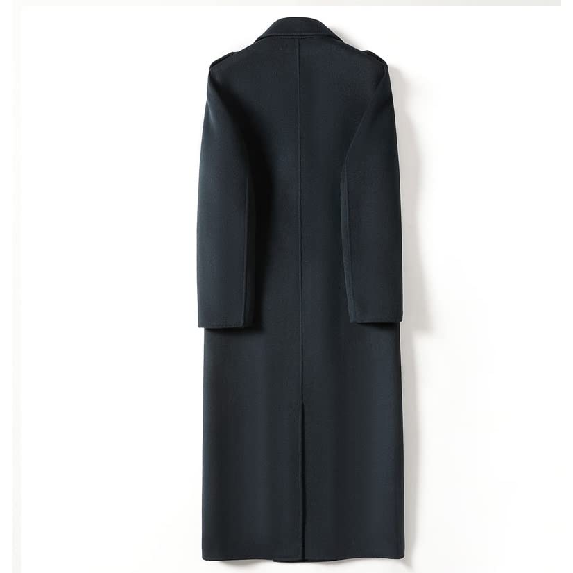 CHUNYU Tweed jas Heren double-breasted lange dubbelzijdige tweed trenchcoat herfst- en winterjas - Image 5