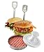 Produktbild Gefu 117 Hamburgerpresse Spark 00117 Limited Edition, hochwertiger Edelstahl/Porzellan, Silber