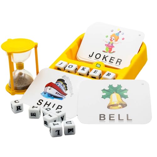 Image of Mini Steps Spelling Flash Cards Game for Kids - 2-in-1 Educational Matching Letter Game for Boys & Girls (Ages 3-8)