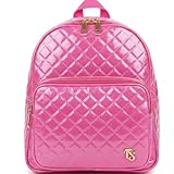 MOCHILA DE COSTAS FEMININA BRILHOSA GLITTER PARA PASSEIO E USO DIÁRIO COR: PINK