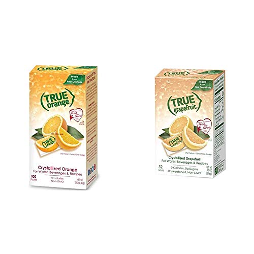 True Citrus Orange 100 Count, Red & True Grapefruit Sachet Packets, 32 Count (0.90 Oz) #TOP12