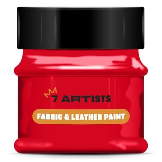 Pittura per Tessuti Rossa 50 ml