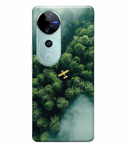 Image of Aeroplane Travel World Printed Hard Back Case Cover & Compatible for Vivo V40 | Vivo V40 Pro | T3 Ultra 5G (Multicolor) - D1805