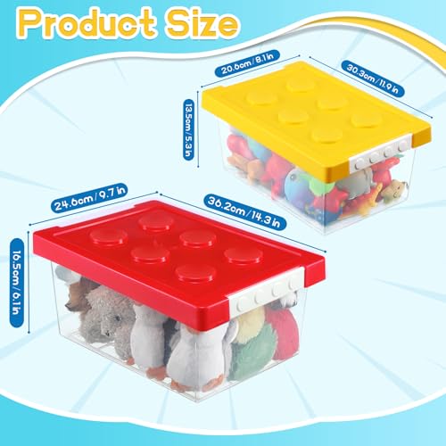 Vicenpal VICENPAL-STORAGE CONTAINERS-03 4 Pack Building Toy Storage Containers thumb #1