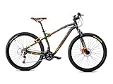 Mercurio MTB Ranger 26' Bicicleta, 21 Velocidades, 2019, Verde/Negro/Naranja