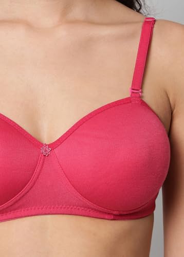 Image of CSU Women's Cotton Half Padded Non Wired Bra and Panty Set Pack of 3