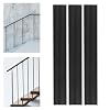 30 Pack Wrought Iron Balusters, Staircase Decorative Metal Balusters, 5/8in Deck Balusters Iron, Staircase Baluster for Staircases, Gardens, Balconies(30 Straight Balusters)