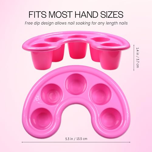 JOVANA Nail Art Manicure Soak Soaker Bowl Acrylic Tip Tool miniatura 4