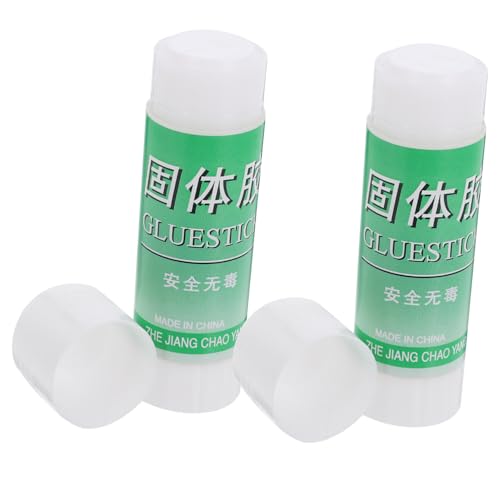 OFFSCH 2pcs Craft Adhesive Stick Solid Glue for School Student Glue Stick Pack Office Safe