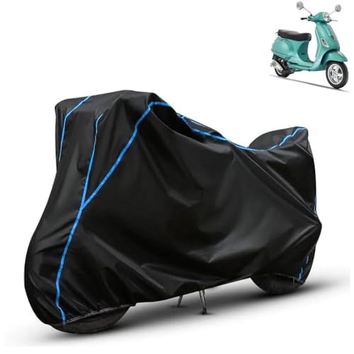 Image of Kerwa Waterproof Bike Cover Compatible with Vespa | Dust Proof, UV-Resistant, All-Weather Protection Bike Body Cover, Windproof Elastic Bottom