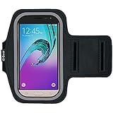 i2 Gear Armband Cell Phone Holder for Running - Arm Band Workout Phone Holder for Samsung Galaxy J3 Achieve, Emerge, Pro, Eclipse, V, Prime and Luna (Black, J3 A3)