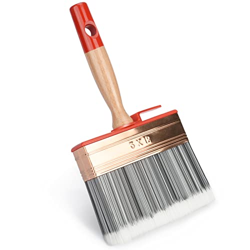 Sukudon Flächenstreicher Pinsel Holz streichen Lasur mit...