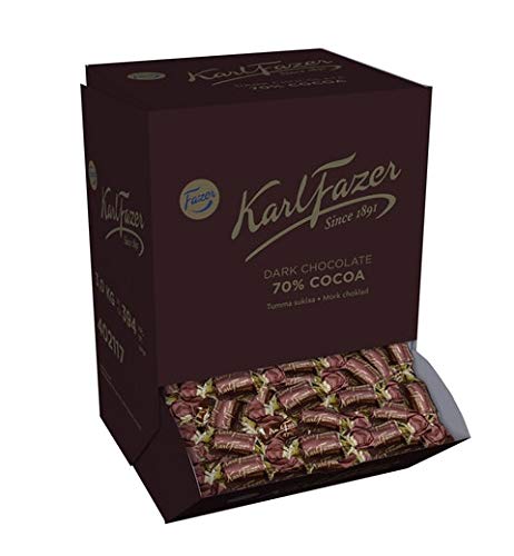 Fazer Karl Fazer 70 % Dark Chocolate 1 Box of 3kg
